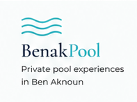 Benak Pool brand lockup