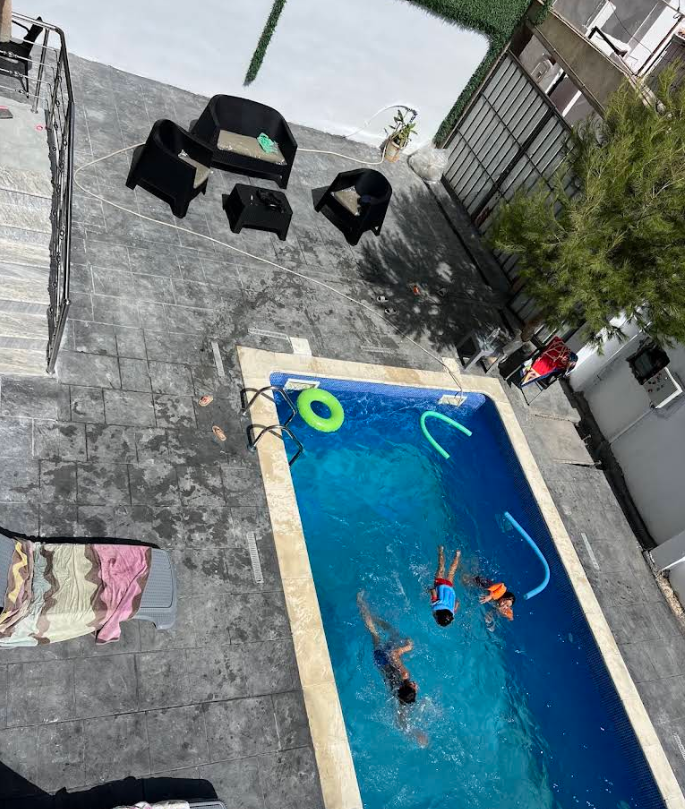 Vue en hauteur de Benak Pool